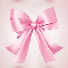 pink ribbon bow