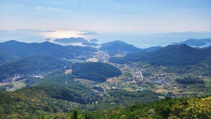 남해안의 섬 풍경 - 통영시