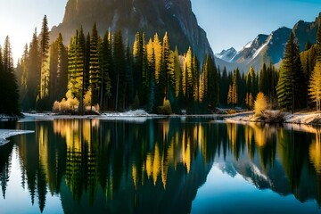 reflection in the water