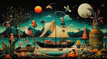 Exploring a Crazy Surrealistic World