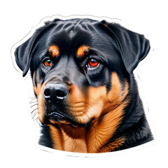 Fototapeta premium portrait of a dog -Generative Ai-