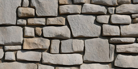 Naklejka premium stone wall background stacks of stones