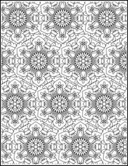 Mandala floral pattern design