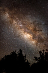 Milkyway and nightsky at the canary island of La Palma