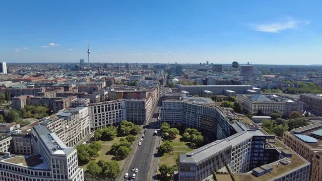 Berlin, Deutschland: Die Stadt von oben 