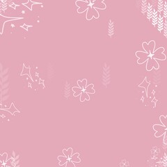 Fototapeta na wymiar pink floral background