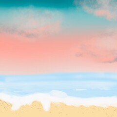 summer beach background