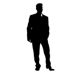 business person silhouette illustration 