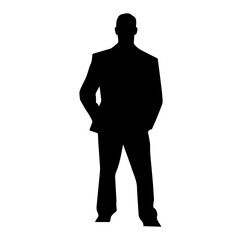 business person silhouette illustration 