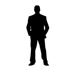 business person silhouette illustration 