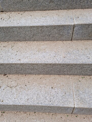 Close up of uphill stairs.