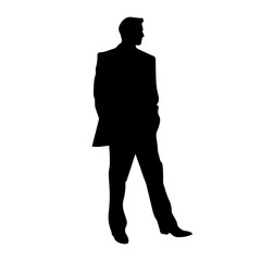 business person silhouette illustration 