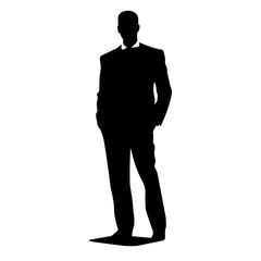 business person silhouette illustration 