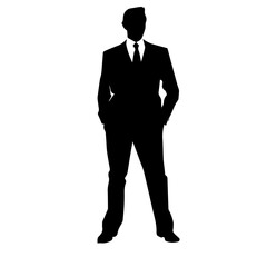business person silhouette illustration 