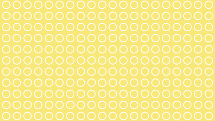 Yellow seamless pattern with circles