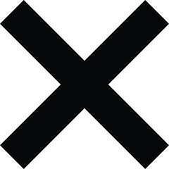 Obraz premium Black delete icon . Close icon. Cancel icon. Remove icon . Vector sign symbol.