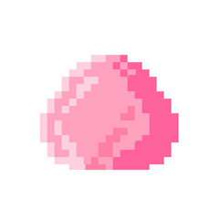 Fototapeta premium Pink tree pixel