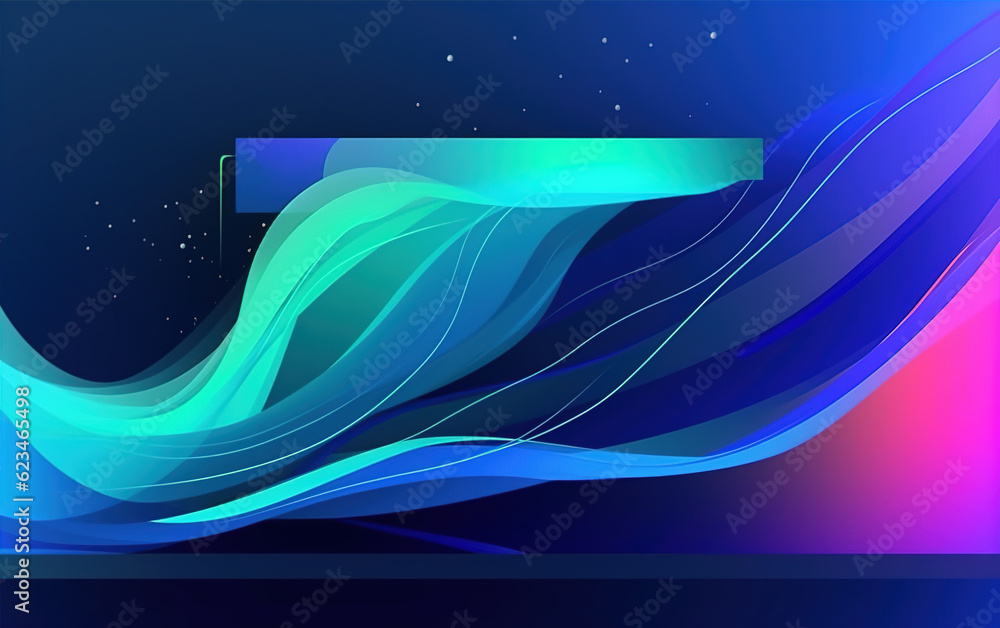 Aufkleber page layout of trendy websites,created with generative ai tecnology.