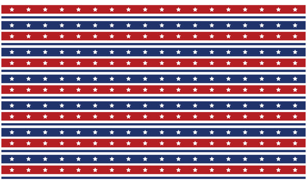 4th of July Vector Digital Papers Pattern