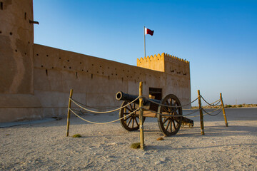 Al Zubara Fort and a Historical Canon 