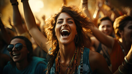 Generative AI - Capturing the Exuberant Joy: A Vibrant Celebration of Music and Unity