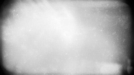 Dreamy vintage destroyed photo or film light leaks texture transparent overlay with vignette border. Distressed dirty gritty grunge analog 8k 16:9 retro aesthetic old-school filmic effect background.
