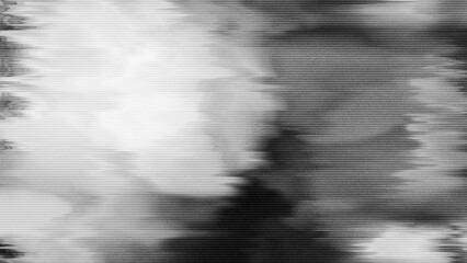 Vintage horizontal scanlines with vignette border. Retro CCTV or VHS video white noise or signal error background texture transparent overlay. Grungy distressed dystopiacore horror film backdrop 16:9.