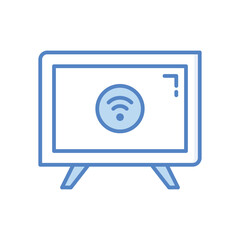 Smart Glasses icon. Vector stock illustration.