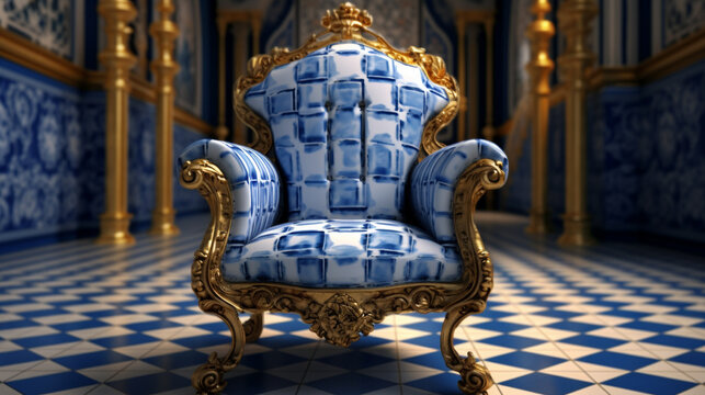 chair in the room HD 8K wallpaper Stock Photographic Image