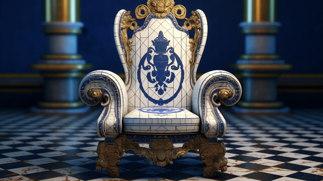 antique armchair and chair HD 8K wallpaper Stock Photographic Image
