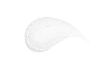 a drop of transparent gel without a background. PNG