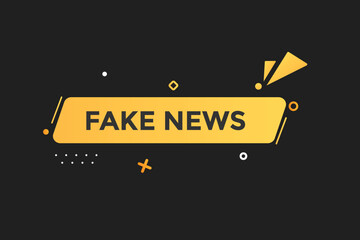 new fake news, level, sign, speech, bubble  banner,
