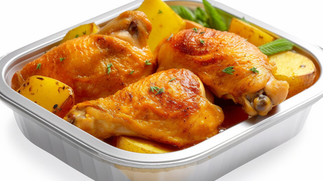 roasted chicken wings HD 8K wallpaper Stock Photographic Image