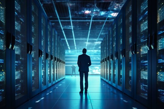 Chief Engineer connecting data center