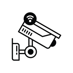 Security Camera icon. Vector stock illustration.