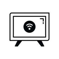 Smart Glasses icon. Vector stock illustration.