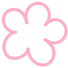 Flower tree plant natureLine Icon Doodle Collection Colorful Illustration Combination Shape Office Worker