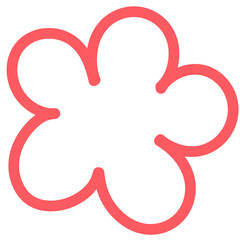 Obraz premium Flower tree plant natureLine Icon Doodle Collection Colorful Illustration Combination Shape Office Worker