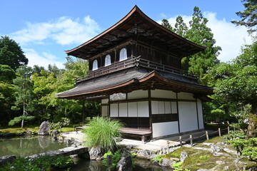 京都市の世界文化遺産 銀閣寺の観音殿