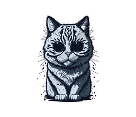 Cute cat vector illustrations, art