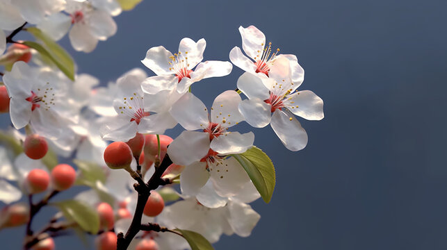 blossom in spring HD 8K wallpaper Stock Photographic Image