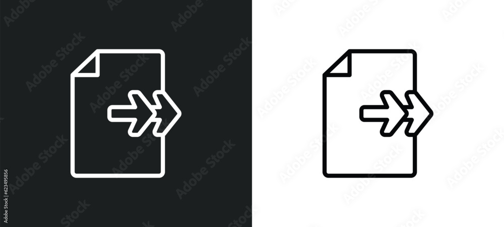 Poster next page icon isolated in white and black colors. next page outline vector icon from user interface