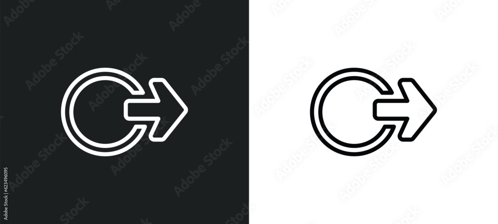 Poster icon isolated in white and black colors. outline vector icon from user interface collection for web,