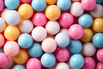 Candy ball cluster background