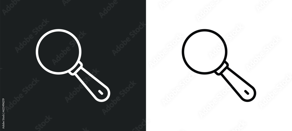 Poster look icon isolated in white and black colors. look outline vector icon from user interface collectio