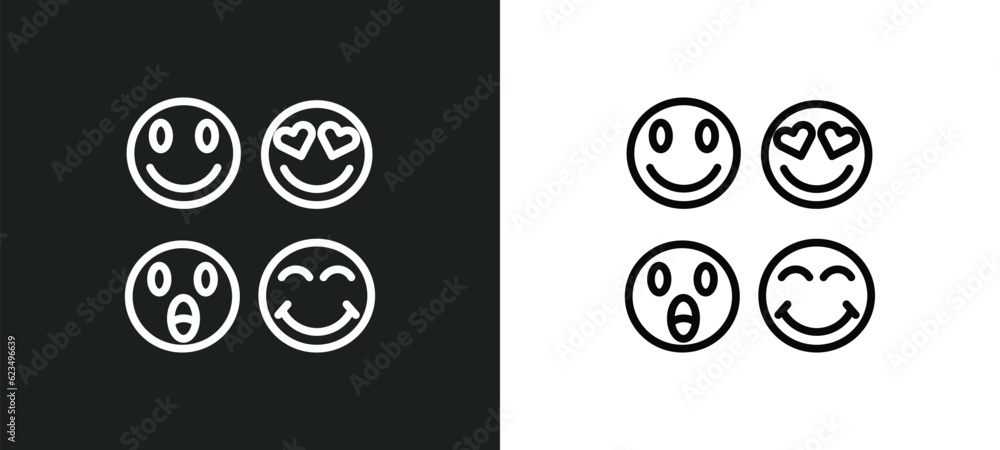 Poster the of icon isolated in white and black colors. the of outline vector icon from user interface colle