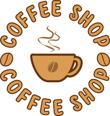 coffee cup icon stamp vector