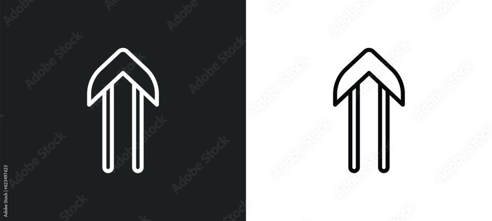 Poster slim up icon isolated in white and black colors. slim up outline vector icon from user interface col