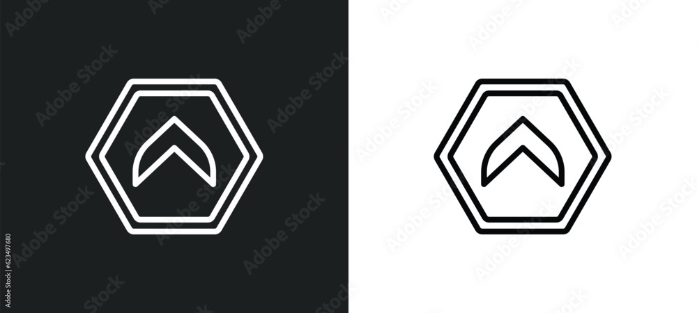 Poster top button icon isolated in white and black colors. top button outline vector icon from user interfa