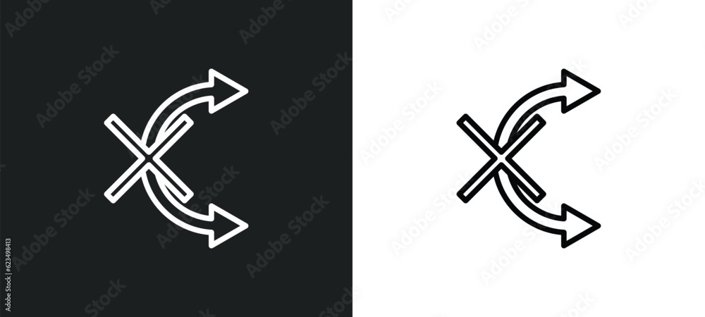 Poster no tittling icon isolated in white and black colors. no tittling outline vector icon from user inter